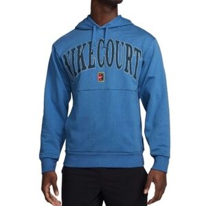 NWT Nike Men's Dri-Fit Heritage Tennis Hoodie in Star Blue  - XL